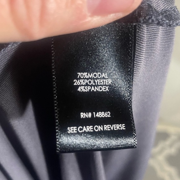 Torrid Dark Slate Grey Cupro Zip Front Drawstring Shirt Dress Size 1 - Picture 9 of 11